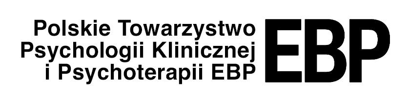 Logotyp Polskie Towarzystwo Psychologii Klinicznej i Psychoterapii EBP