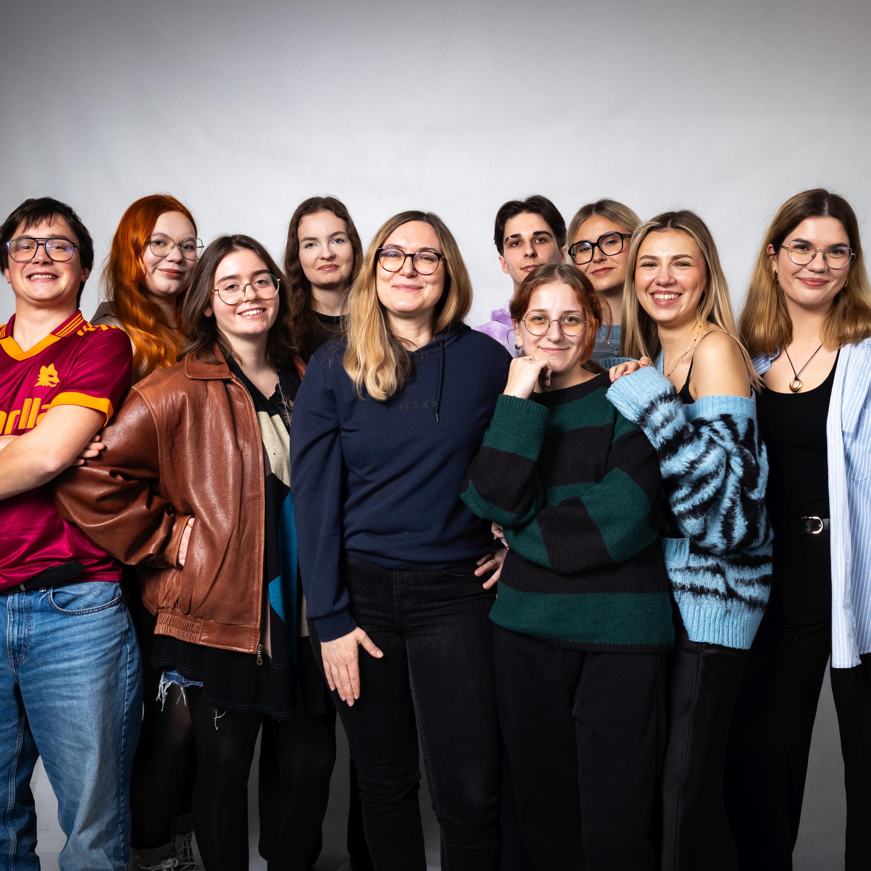 Grupa studentek i studentów USWPS