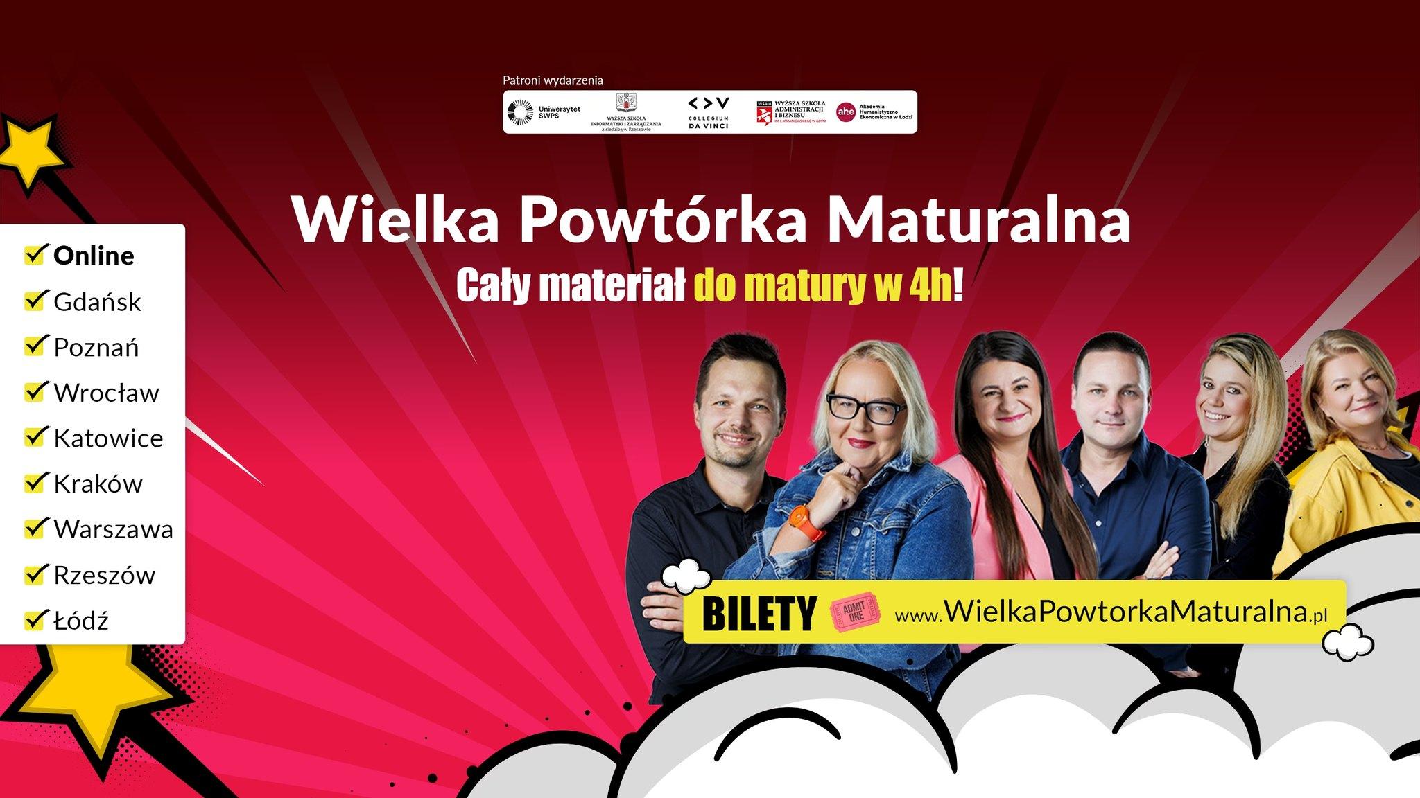 Wielka Powtórka Maturalna 2025