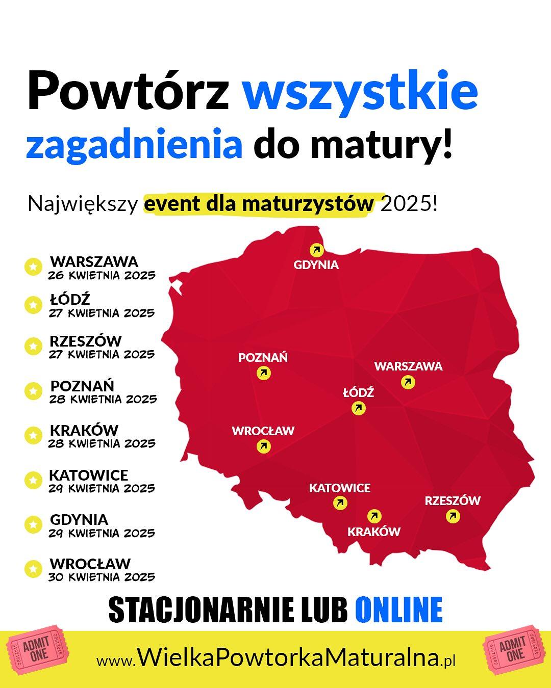 Wielka Powtórka Maturalna 2025