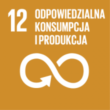 Odpowiedzialna konsumpcja i produkcja ikona dwunastego celu zrównoważonego rozwoju