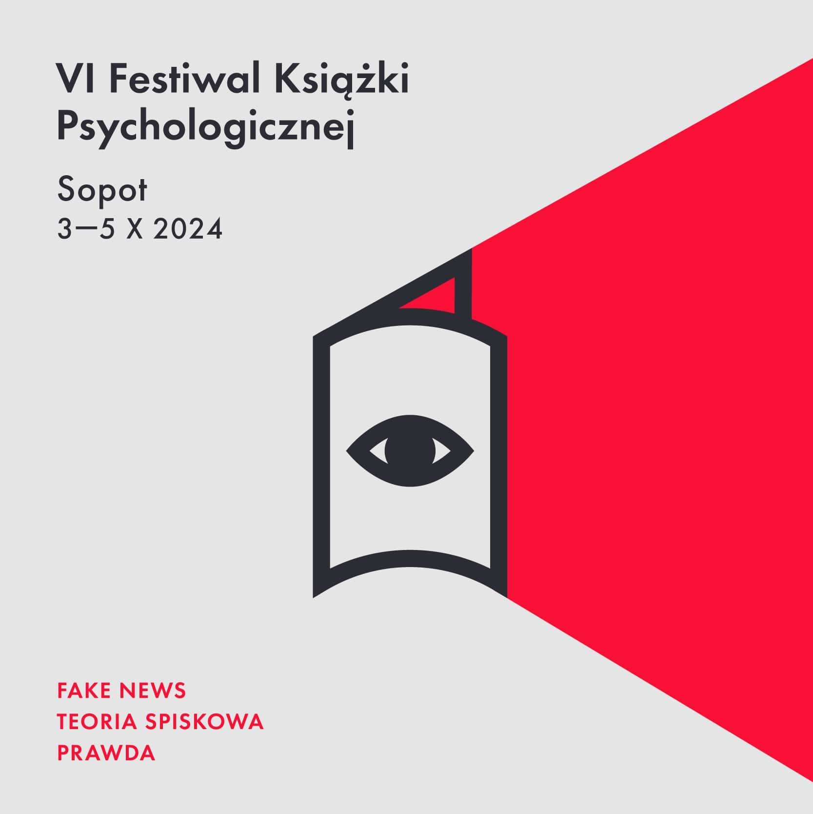 Plakat VI Festiwal Książki Psychologicznej