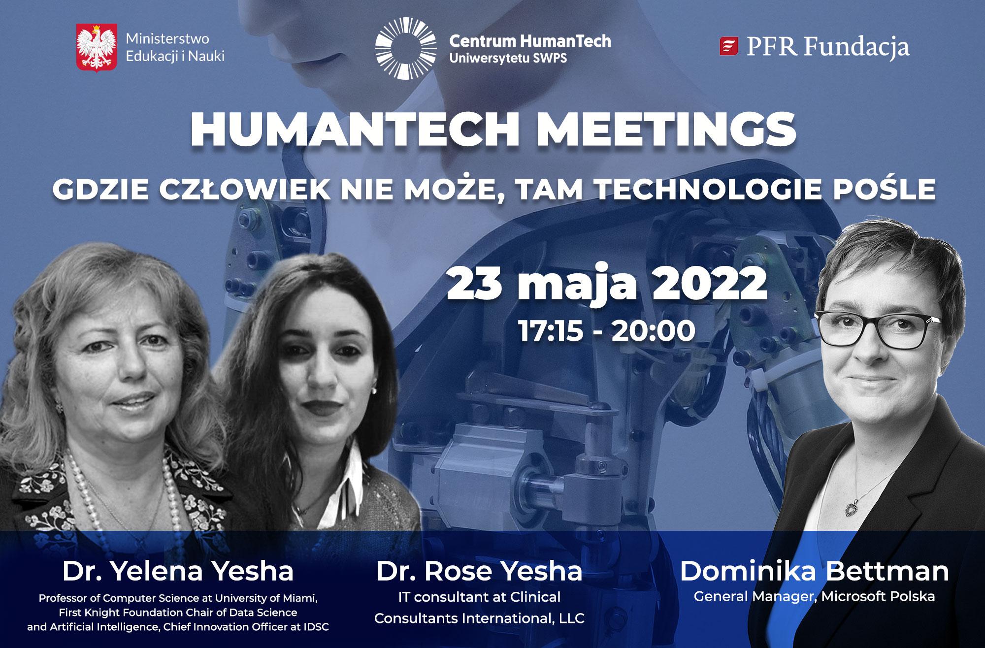 HumanTech Meetings II: Gdzie człowiek nie może, tam technologie pośle