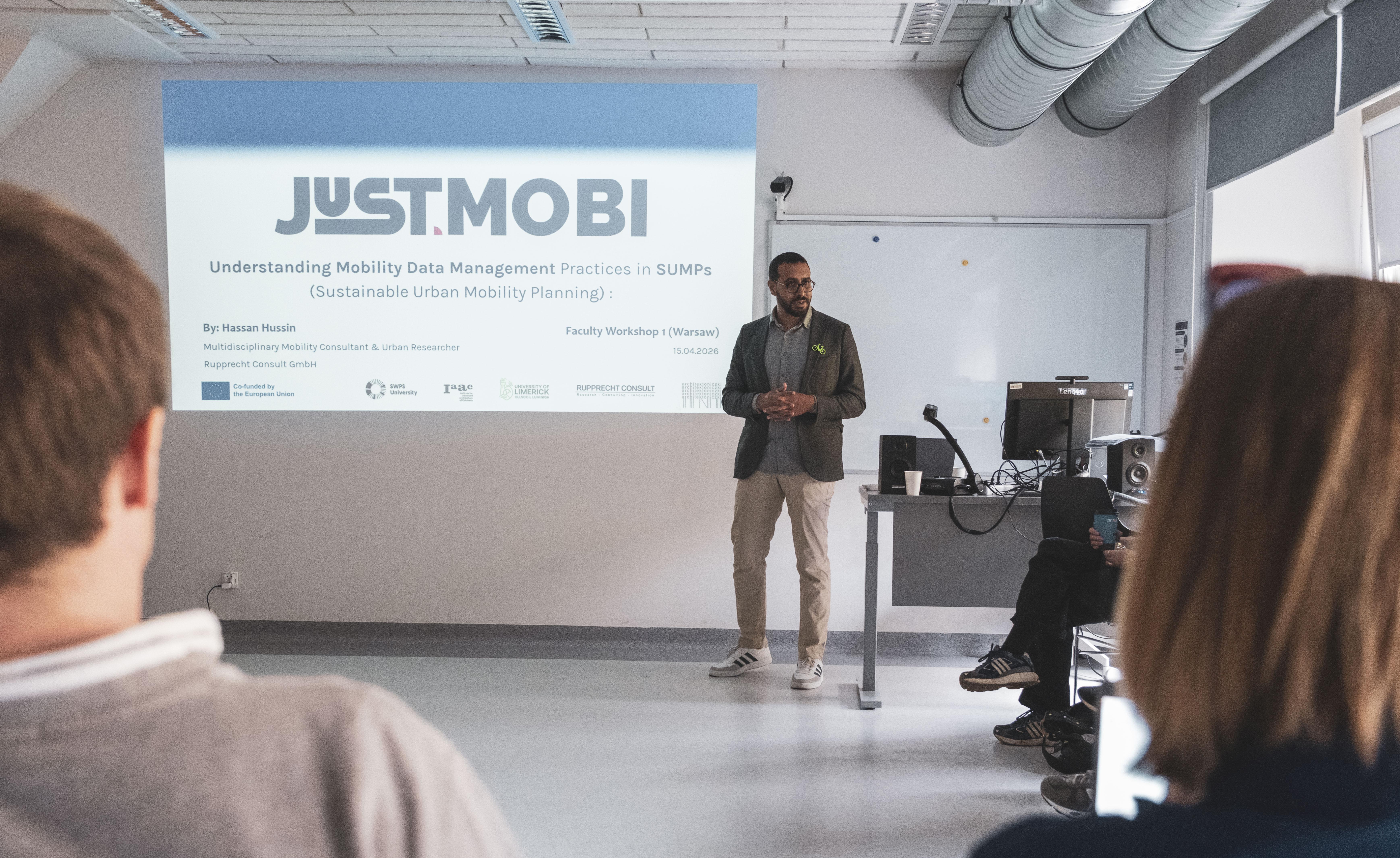 Warsztaty JUSTMobi w Warszawie, kwiecień 2026, zdj. D. Sypniewski