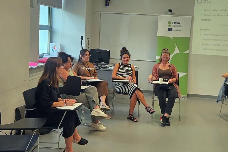 Warsztaty podczas ERUA Staff Week 2025