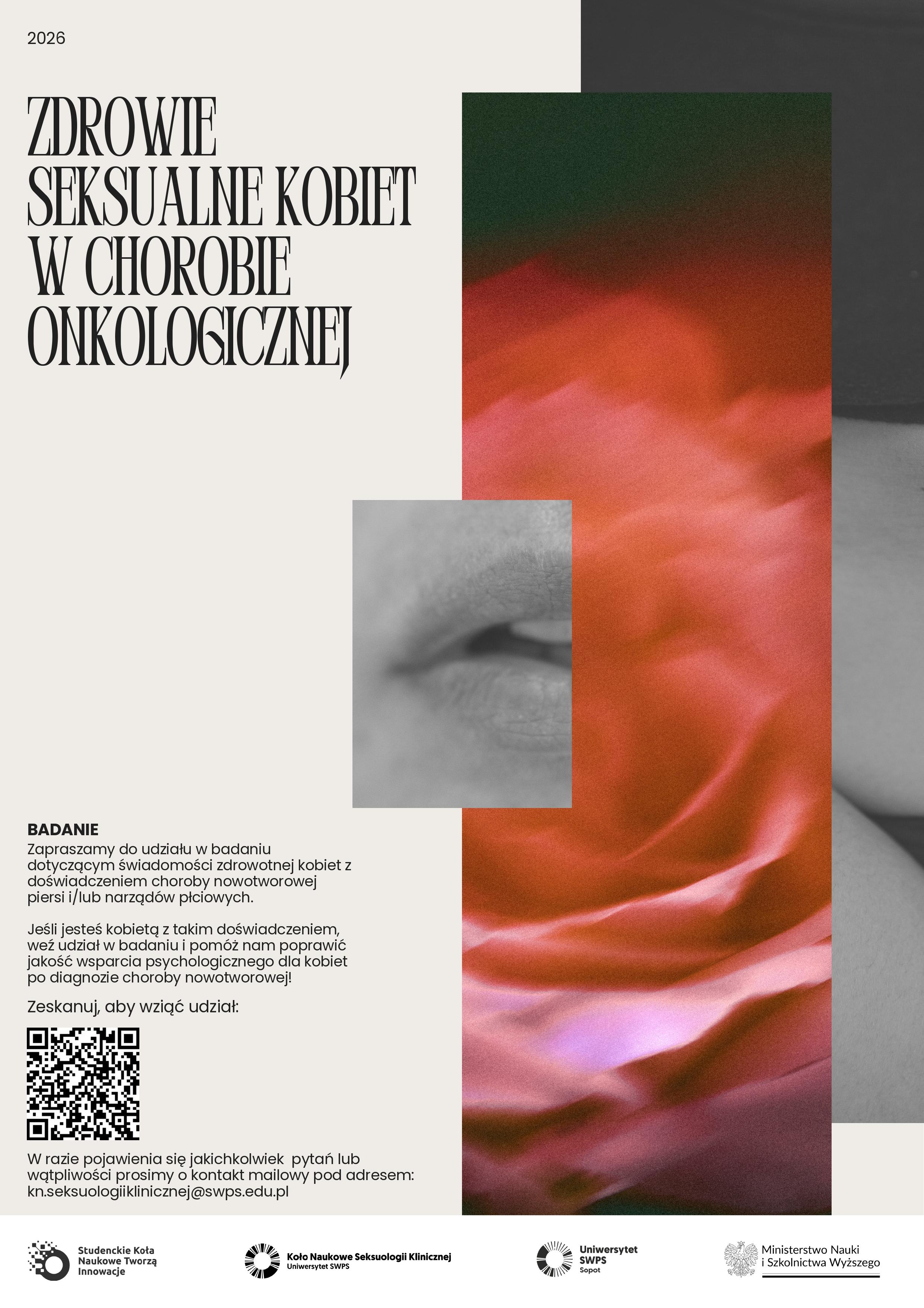 Plakat zachęcający do udziału w badaniu