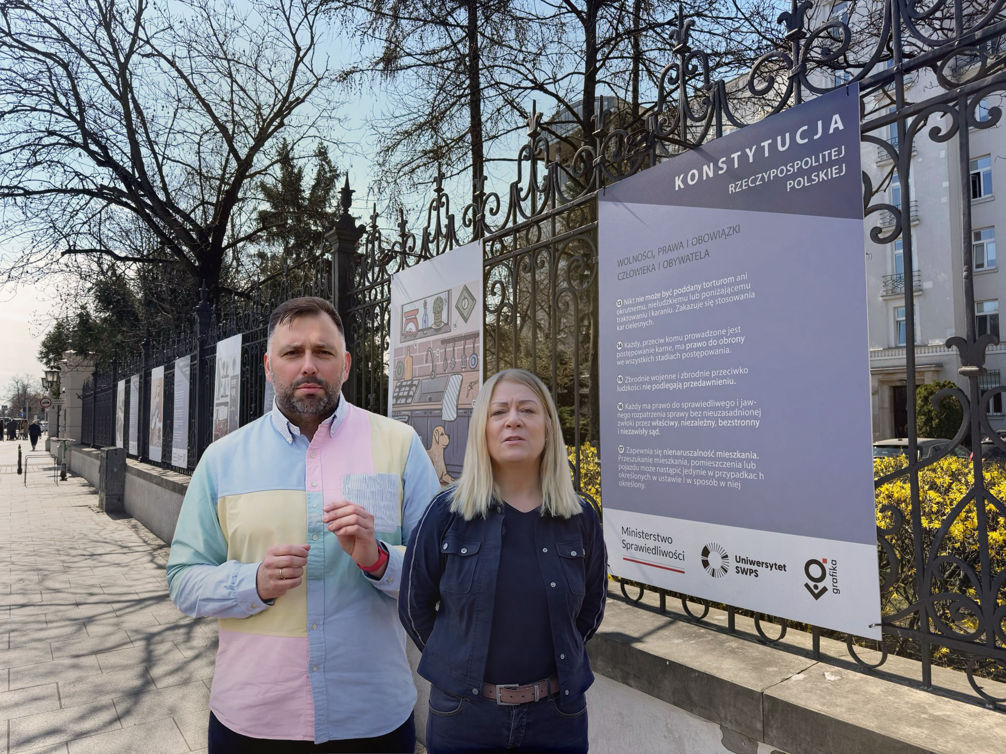 Twórcy wystawy, zdj. Ministerstwo Sprawiedliwości RP