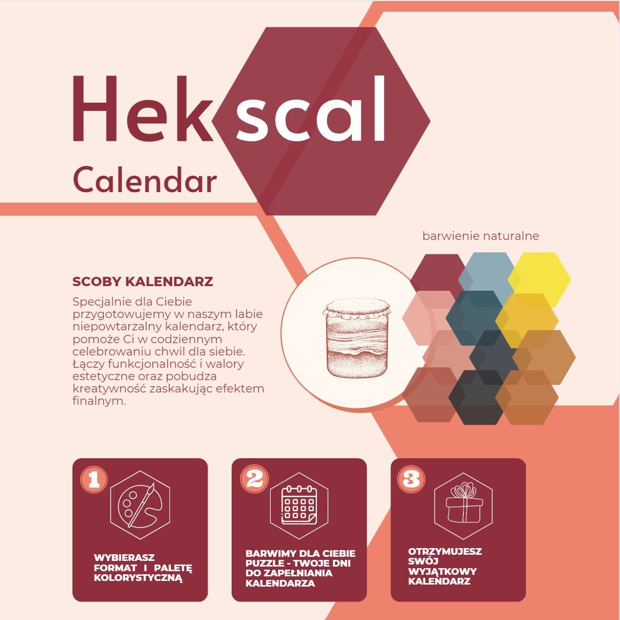 Projekt Hekscal Calendar – infografika